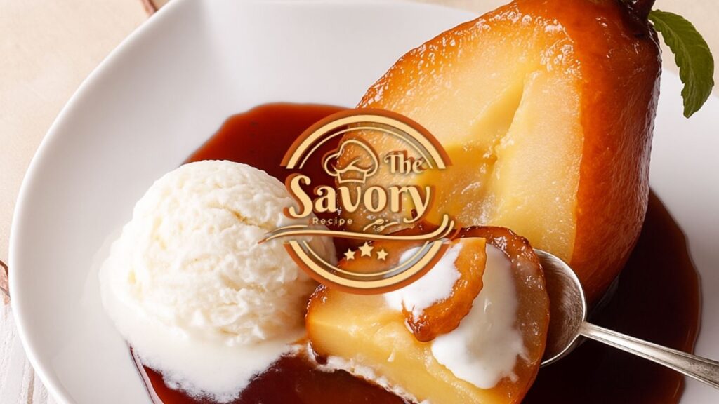 Honey-Poached Pears